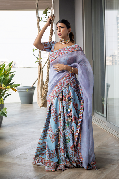 Lakshmi Manchu in our Samsara Waheeda Lehenga Set