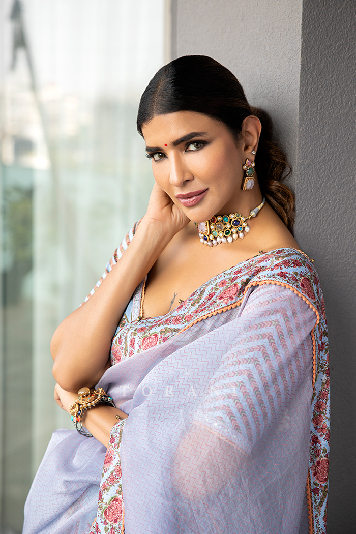 Lakshmi Manchu in our Samsara Waheeda Lehenga Set