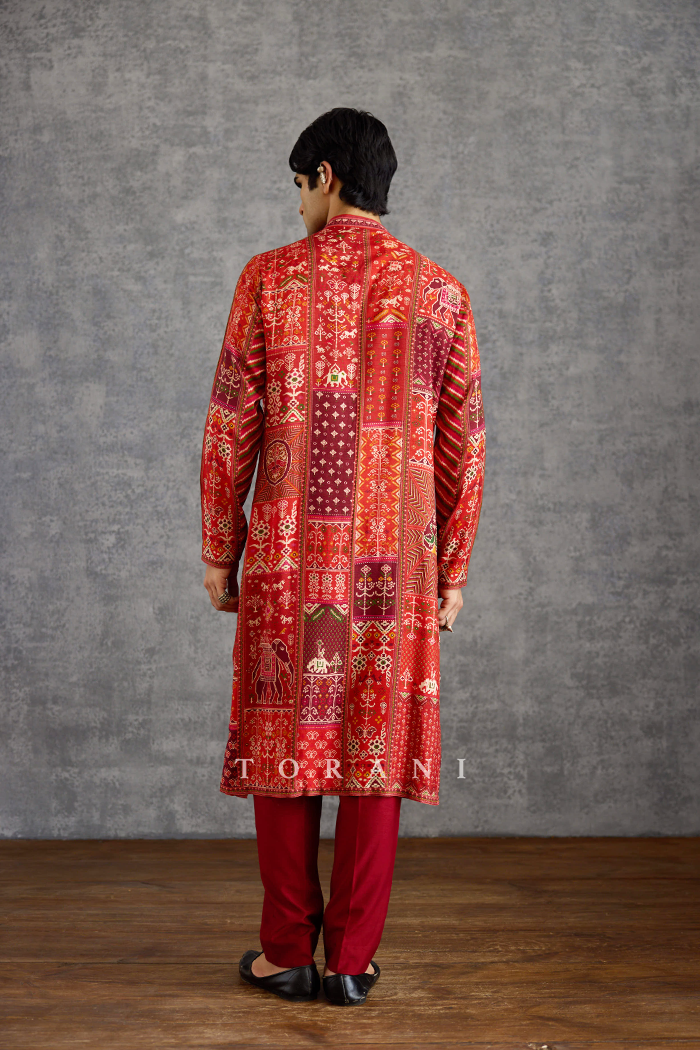 Raktangi Daricha Kurta Set