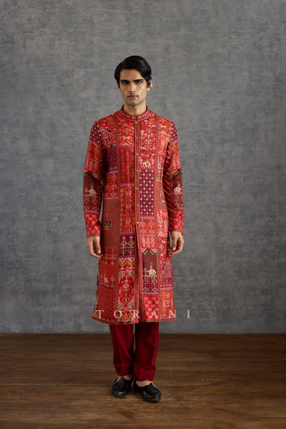 Raktangi Daricha Kurta Set
