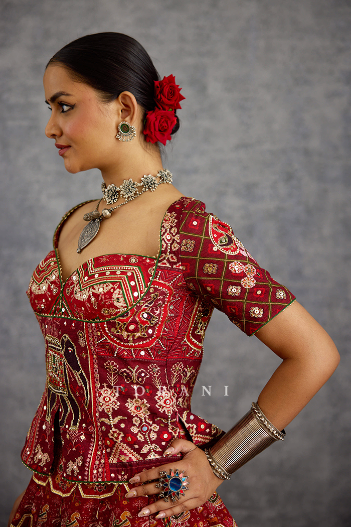 Surkhi Dhruvat Lehenga Set