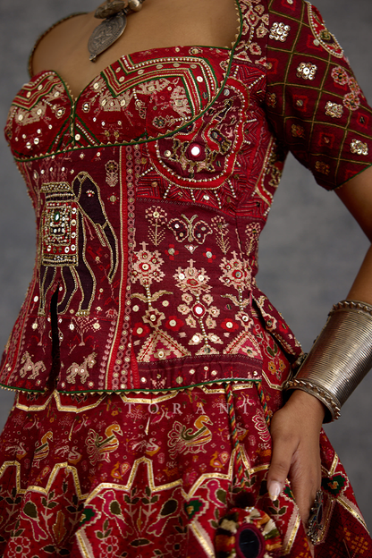 Surkhi Dhruvat Lehenga Set