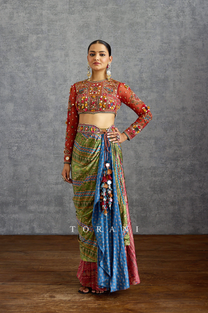 Surkhi Mehrbano Skirt Set