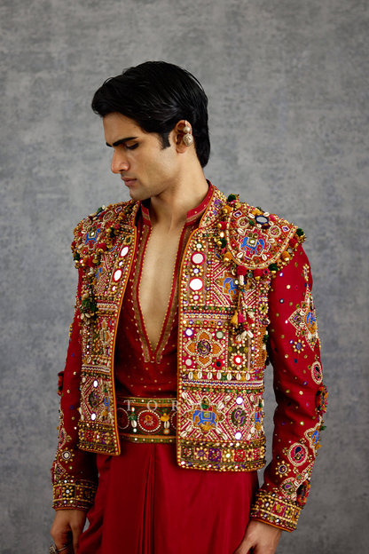 Surkhi Sarang Jacket Set