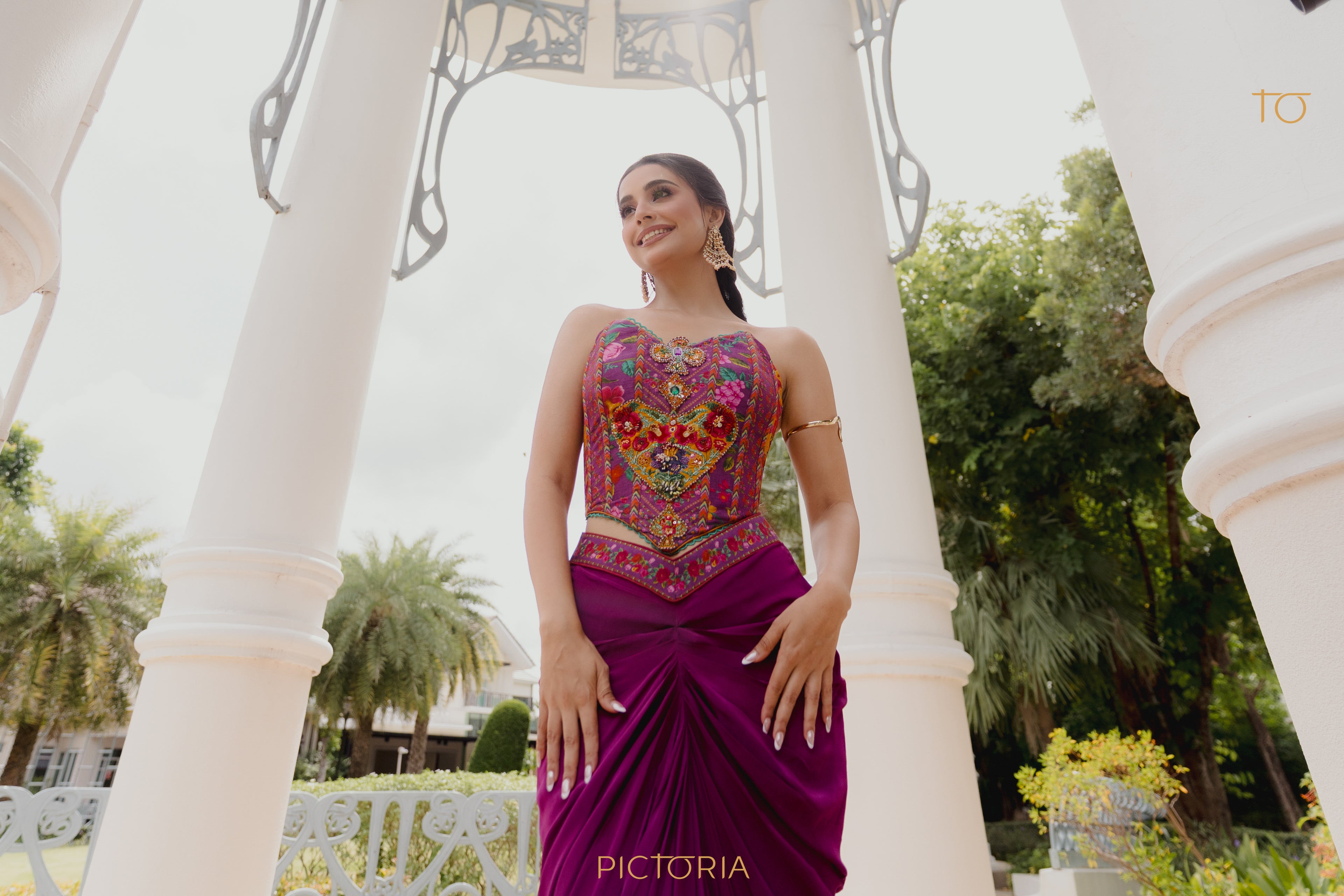 Sureena Sachdev in our Dil Kusha Ursa Corset Set