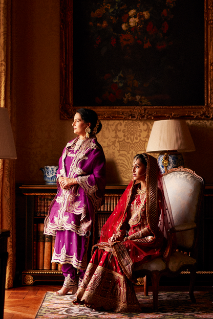 Khush Magazine Featuring Our Sindoori Meera Sharara Set &amp; Gul-Rez Urvi Kurta Set