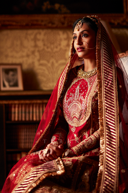 Khush Magazine Featuring Our Sindoori Meera Sharara Set &amp; Gul-Rez Urvi Kurta Set