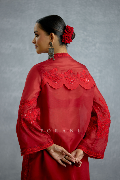 Surkh Aabia Co-ord Set