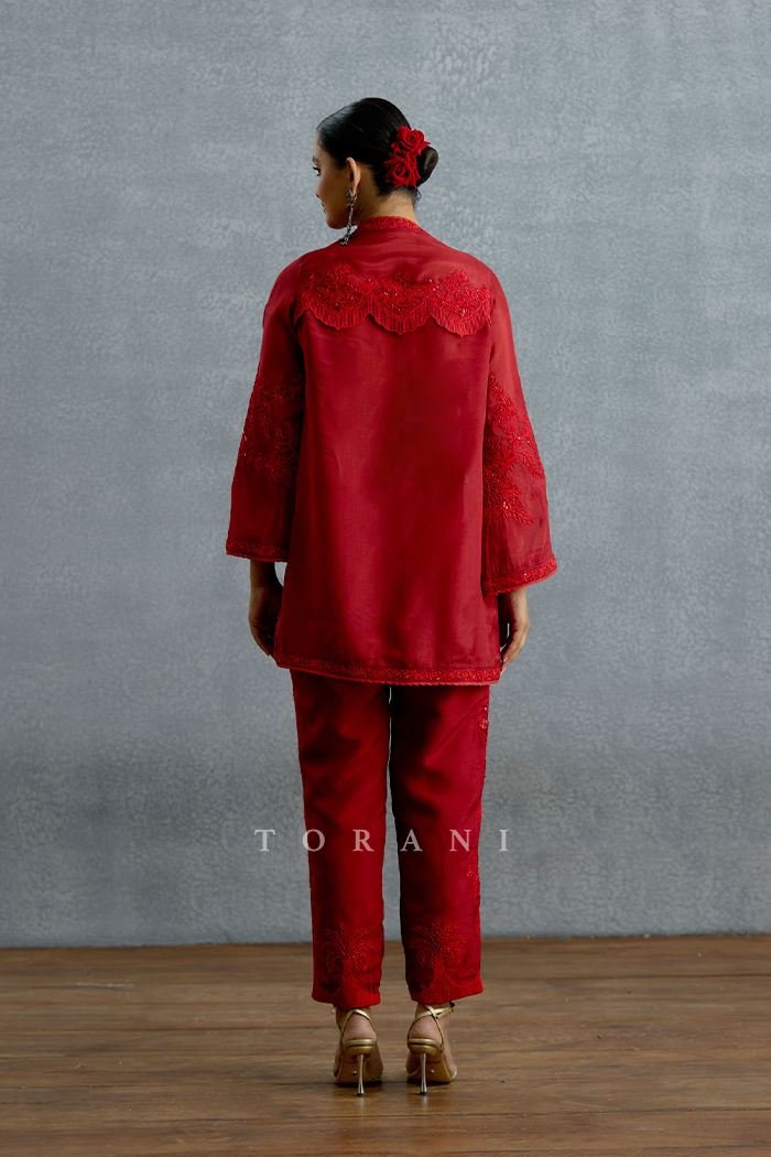 Surkh Aabia Co-ord Set