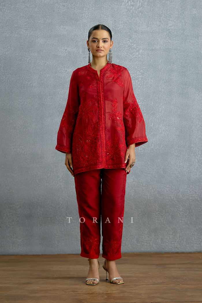 Surkh Aabia Co-ord Set