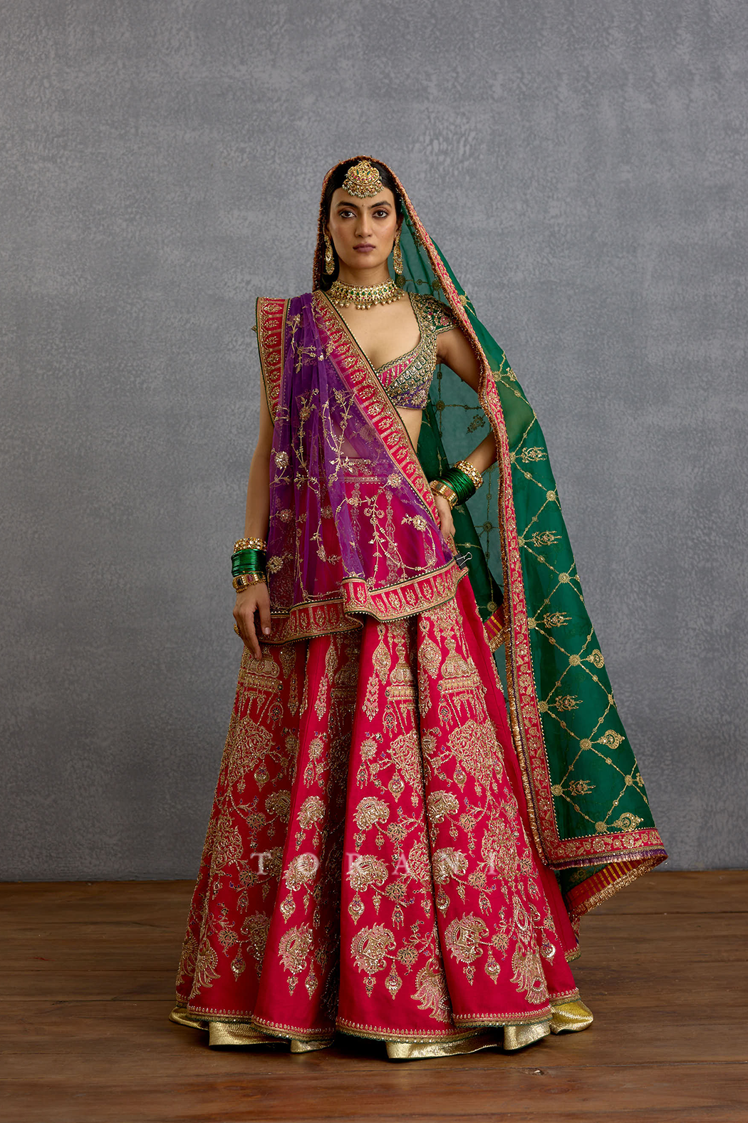 Gul-Rang Malika Lehenga Set