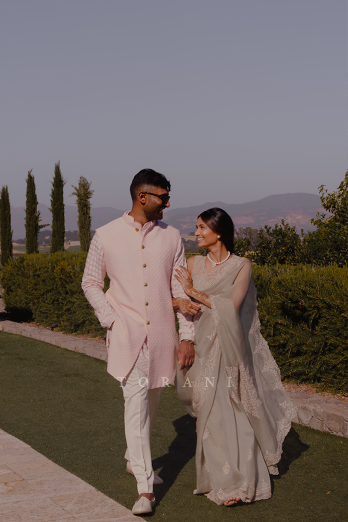 Nidhi in our Jaituni Yuvani Advaita Saree Set