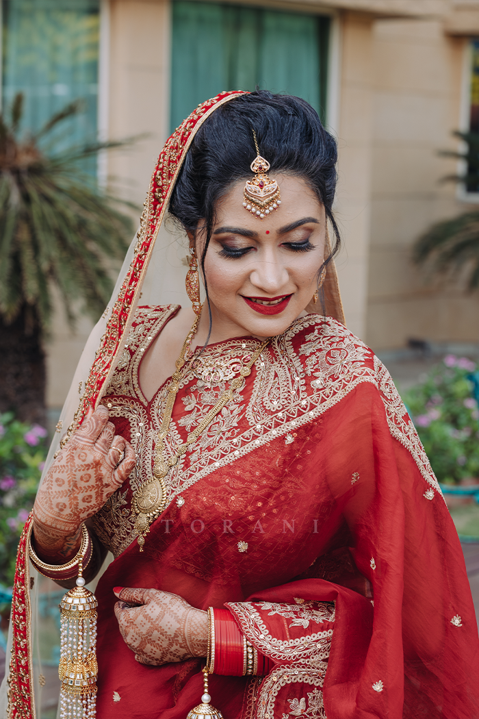 Rumela In Our Sindoori Yashaswini Saree Set