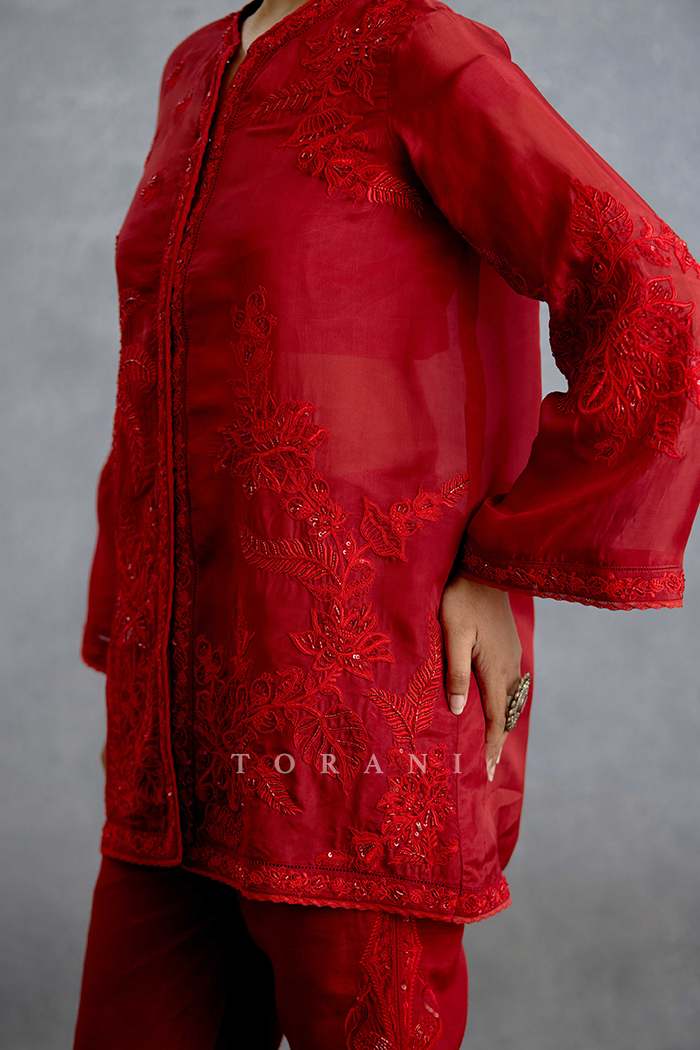 Surkh Aabia Co-ord Set