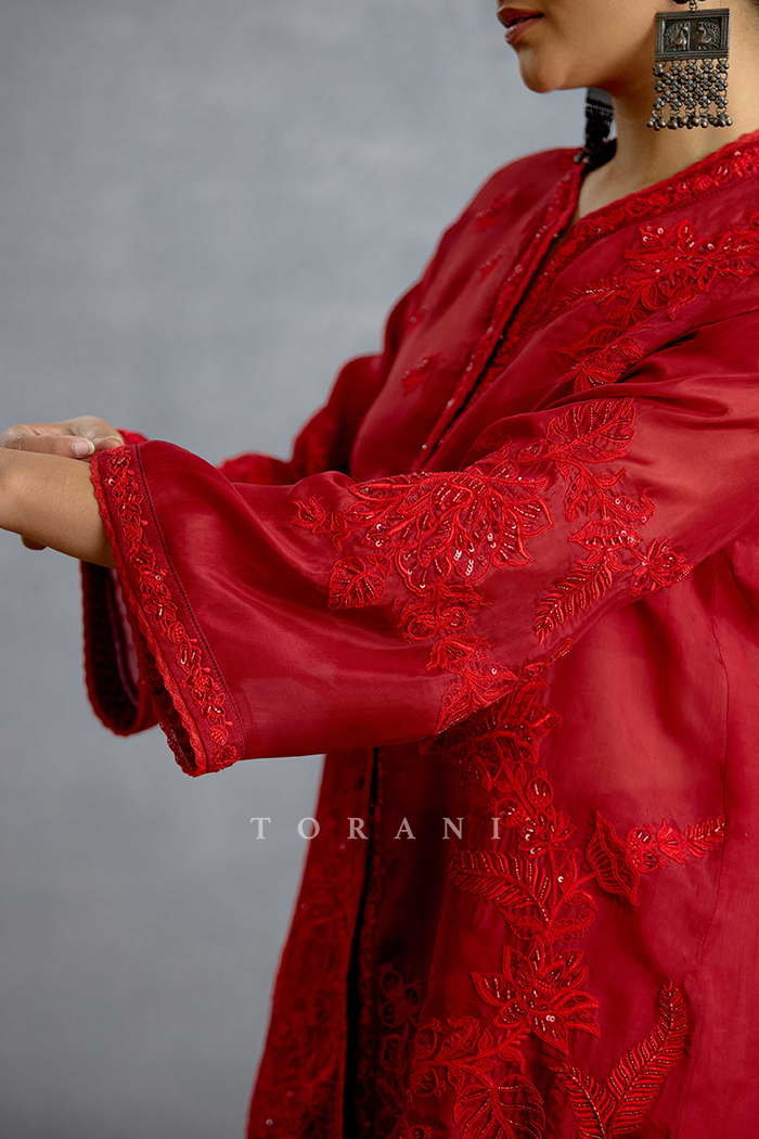 Surkh Aabia Co-ord Set