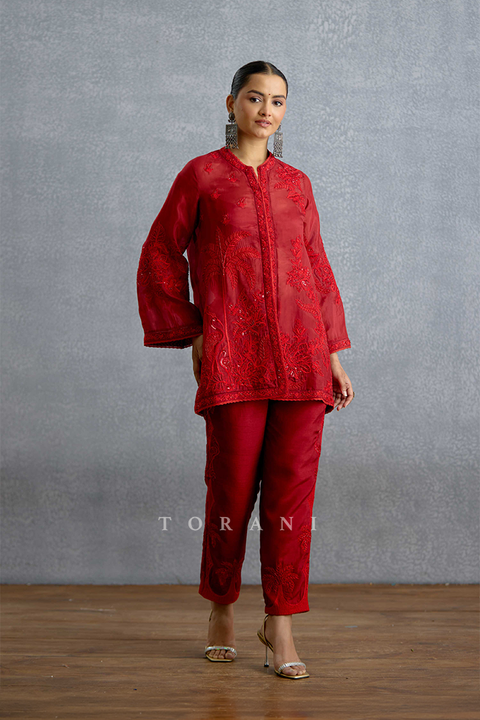 Surkh Aabia Co-ord Set