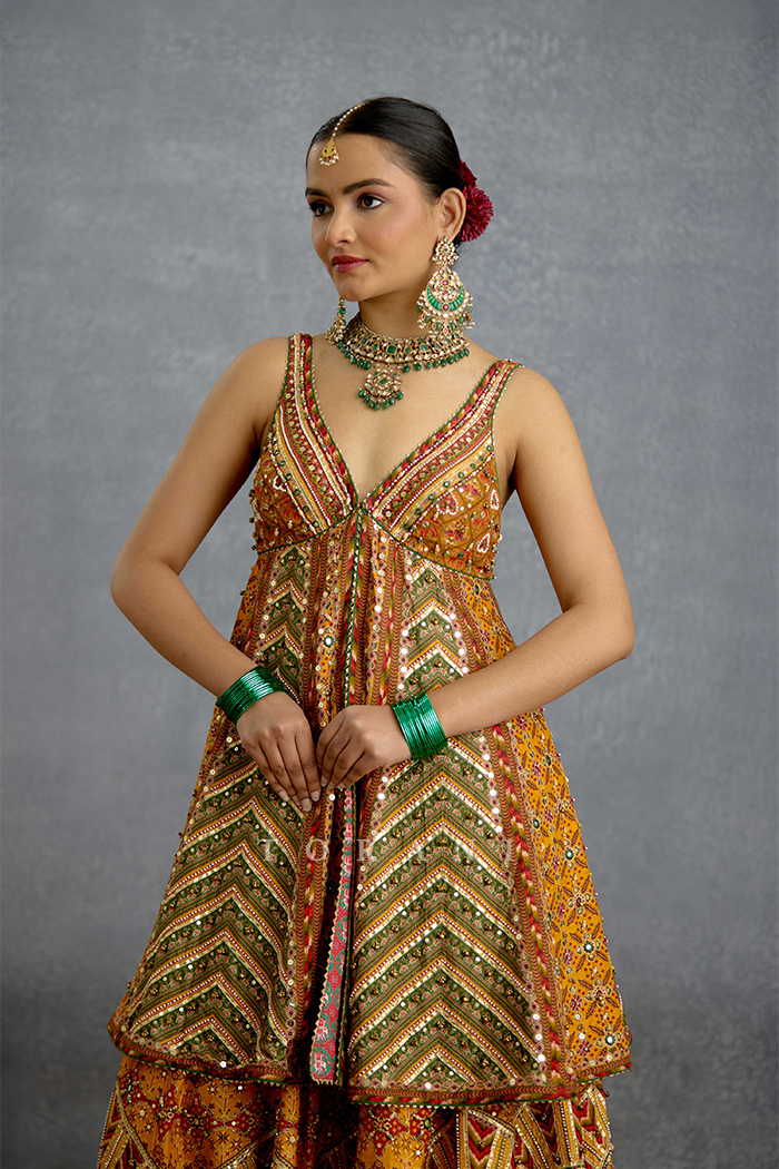 Kanak Patola Sharara Set