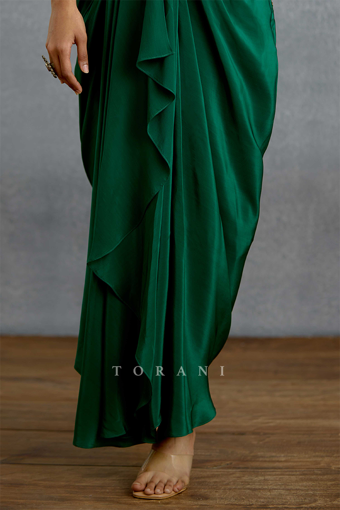 Harit Rasa Patola Jacket Set