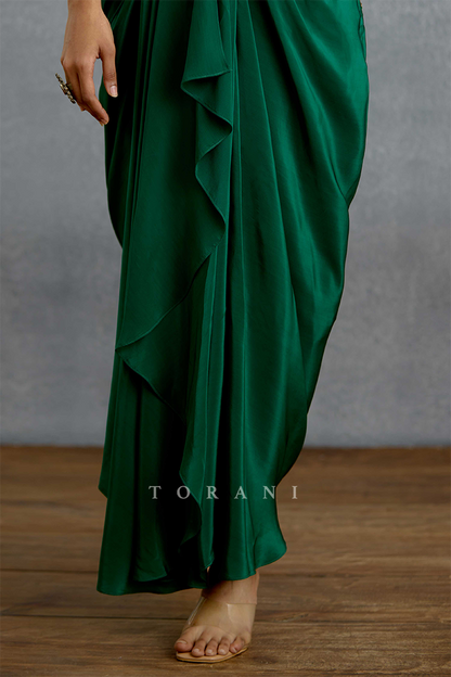 Harit Rasa Patola Jacket Set