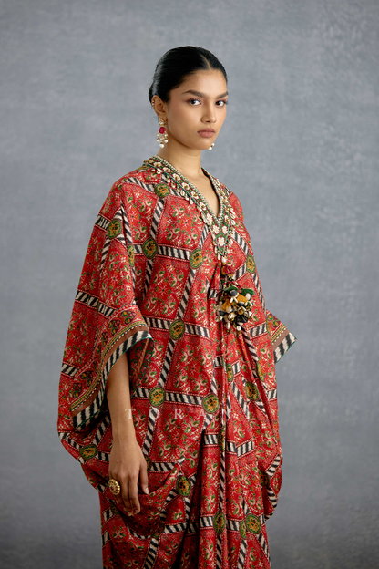 Raktika Patola Kaftan Set