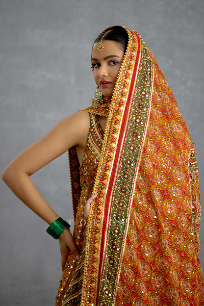 Kanak Patola Sharara Set