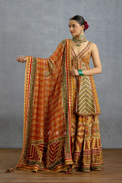 Kanak Patola Sharara Set