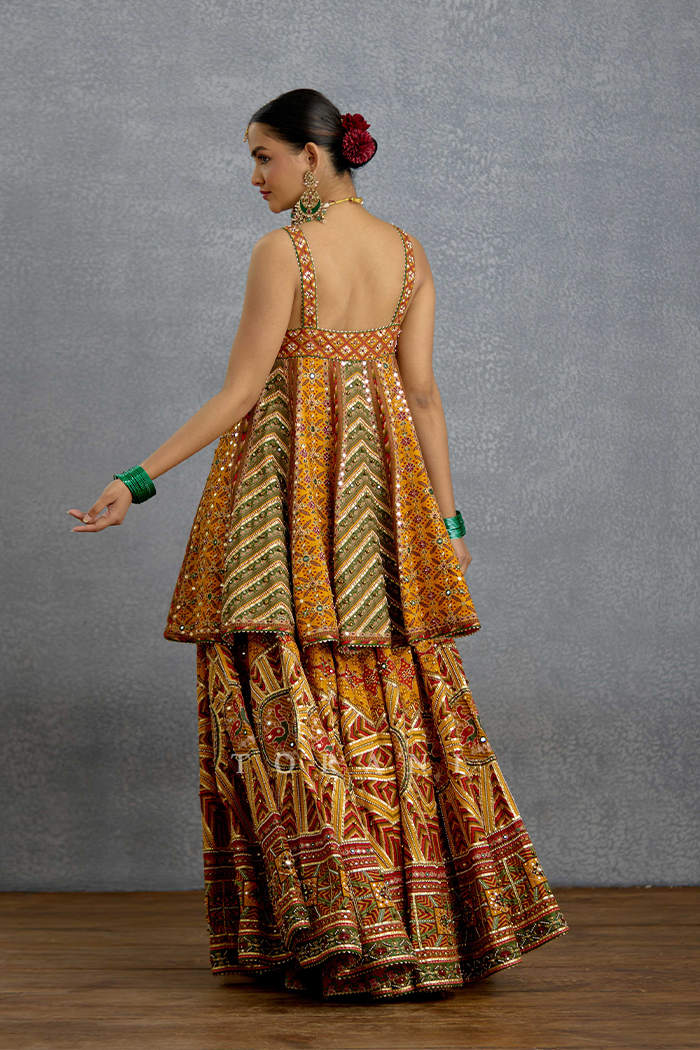 Kanak Patola Sharara Set