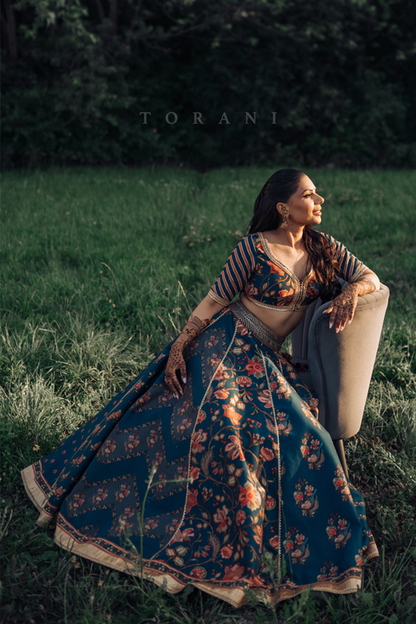 Pavandeep Mann in our Neelam Waheeda Lehenga Set