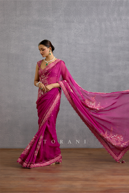 Padmaraga Vihana Saree