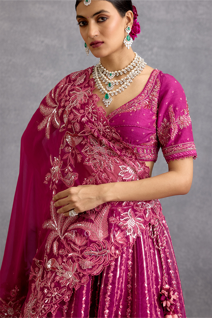 Padmaraga Wrija Lehenga Set