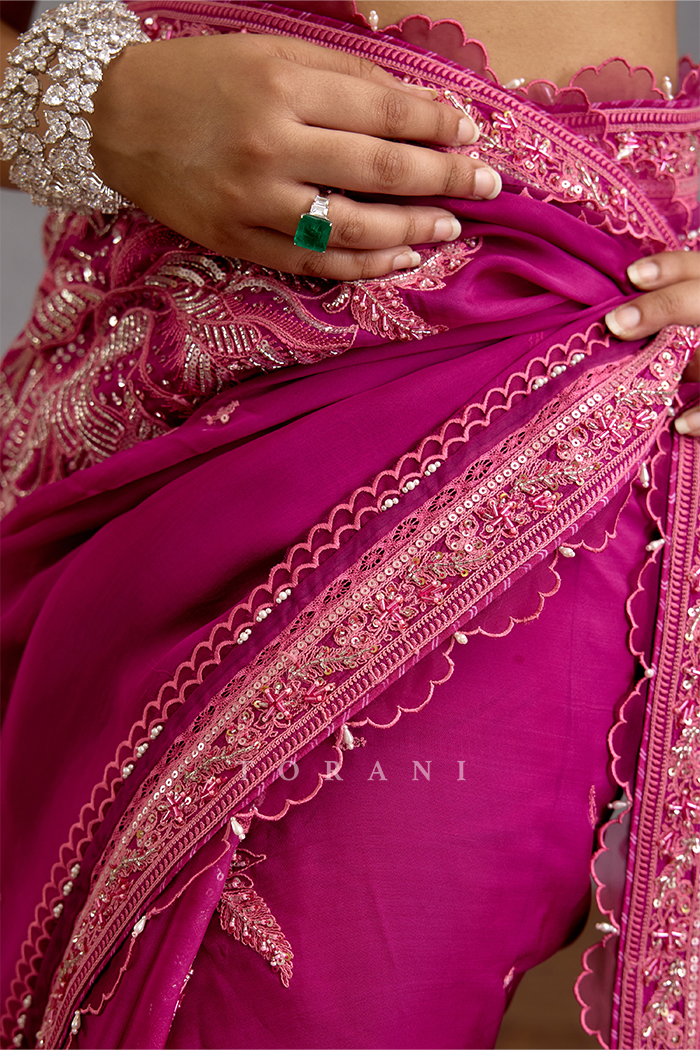 Padmaraga Vihana Saree