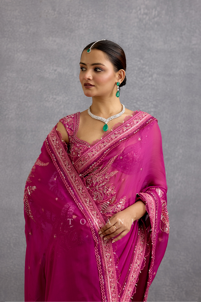 Padmaraga Vihana Saree