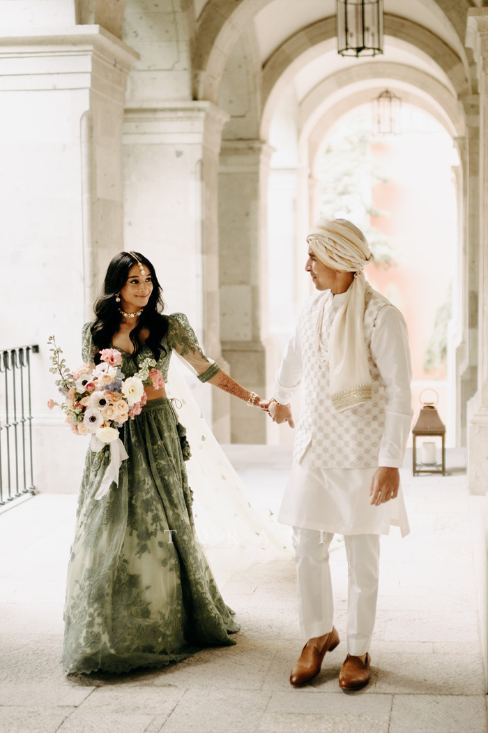 Samantha Hossain In Our Jaituni Hansini Lehenga Set