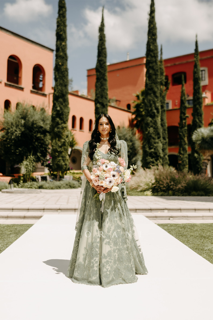 Samantha Hossain In Our Jaituni Hansini Lehenga Set
