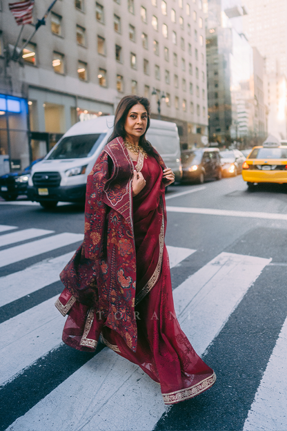 Shefali Shah In Our Custom Dhuni Chintz Jacket