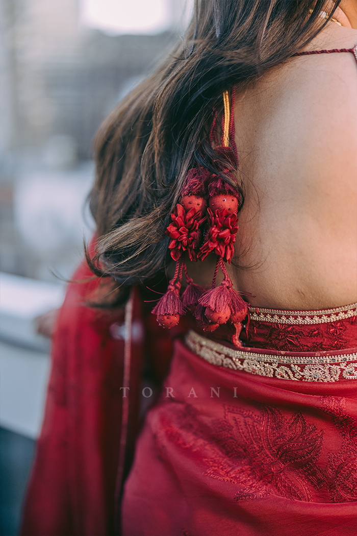 Shefali Shah In Our Custom Sindoori Divyanshi Saree Set