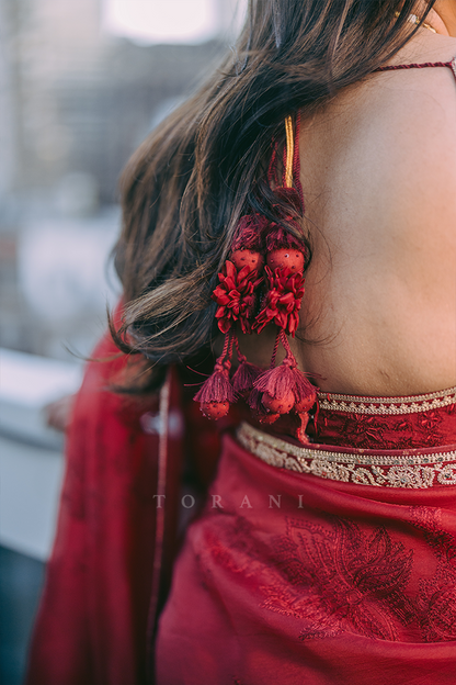 Shefali Shah In Our Custom Sindoori Divyanshi Saree Set