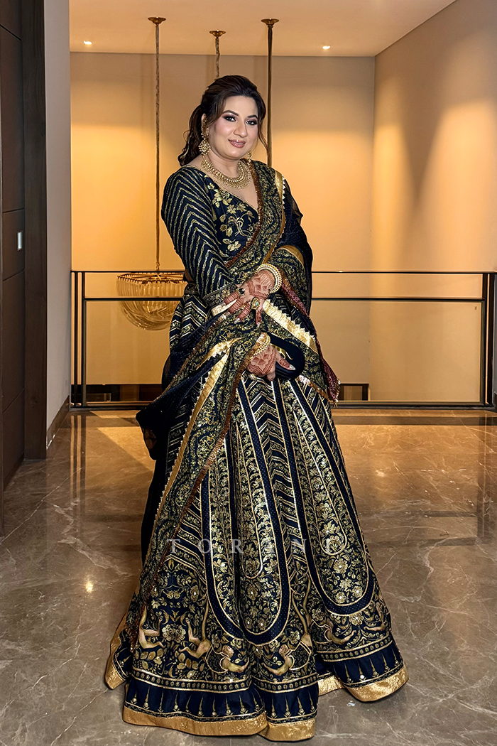 Shruti Jain In Our Custom Gulghast Hayat Lehenga Set