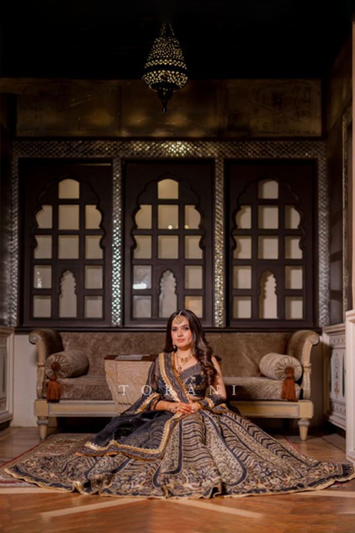 Simran Makhijani in our Custom Hayat Noor Lehenga Set