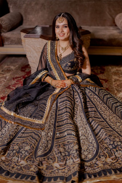 Simran Makhijani in our Custom Hayat Noor Lehenga Set