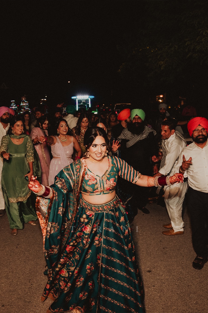Simrat Sahota in our Neelam Waheeda Lehenga Set