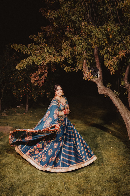 Simrat Sahota in our Neelam Waheeda Lehenga Set