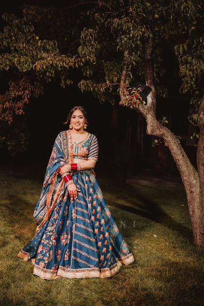 Simrat Sahota in our Neelam Waheeda Lehenga Set