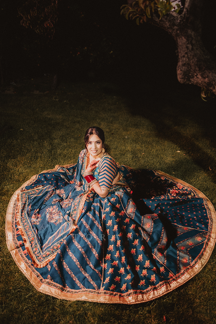 Simrat Sahota in our Neelam Waheeda Lehenga Set