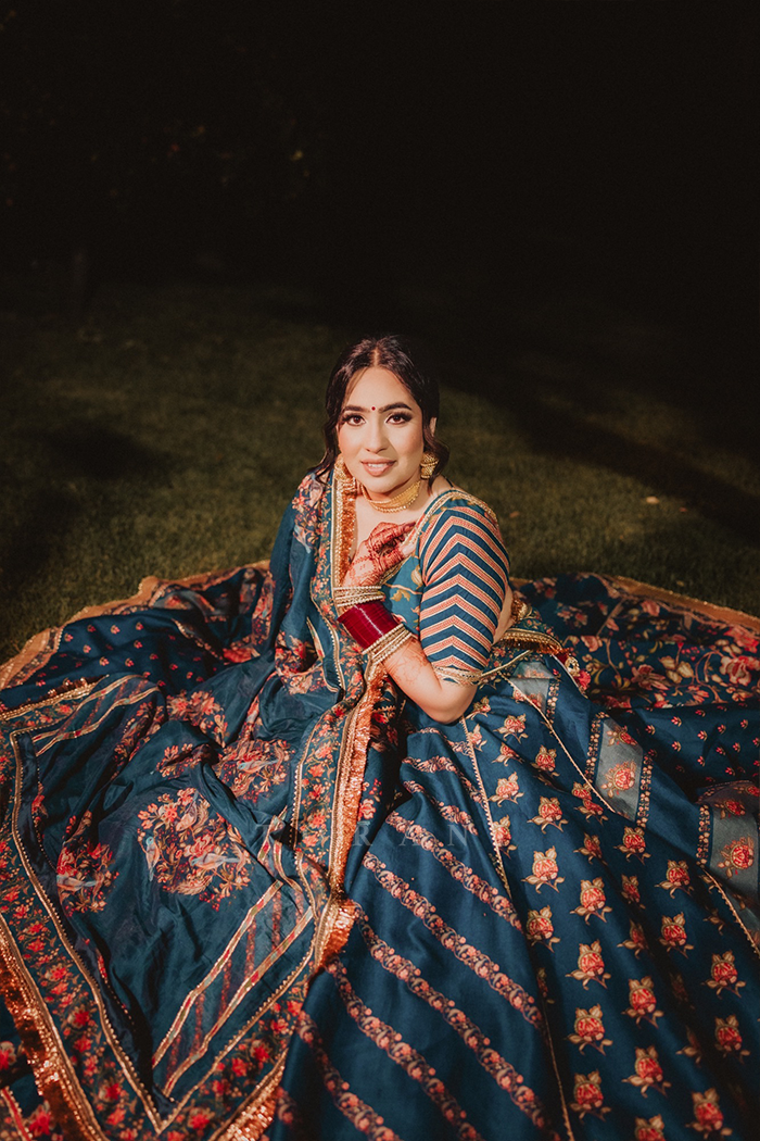 Simrat Sahota in our Neelam Waheeda Lehenga Set