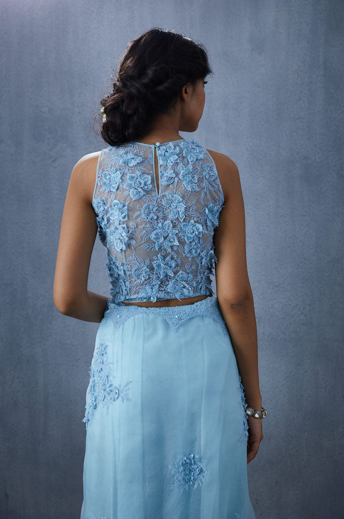 SALE -Aasmani Azara Blouse