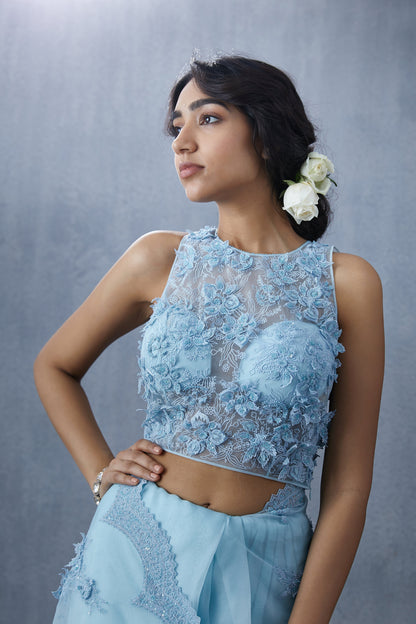 SALE -Aasmani Azara Blouse