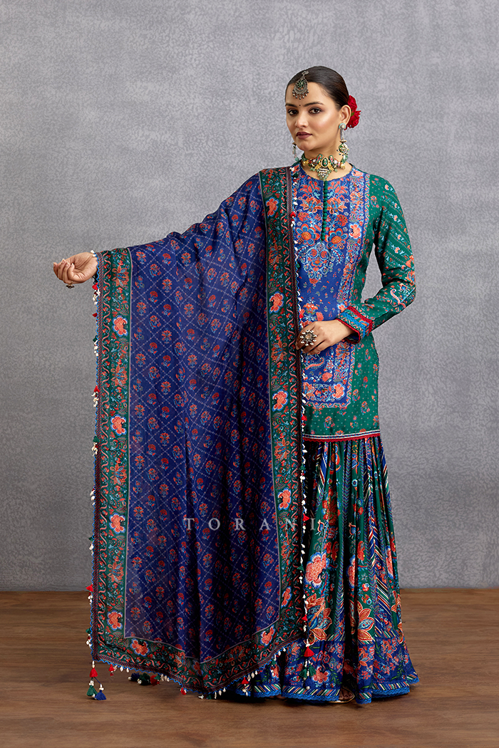 Mayurika Dakshaa Sharara Set