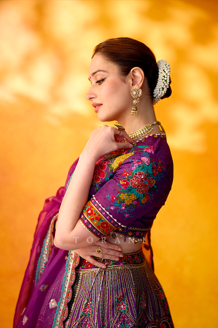 Tamannaah Bhatia in our Dil Kusha Iram Lehenga Set
