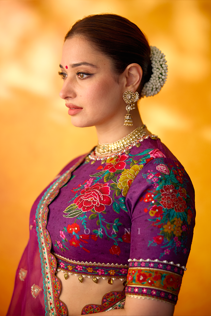 Tamannaah Bhatia in our Dil Kusha Iram Lehenga Set